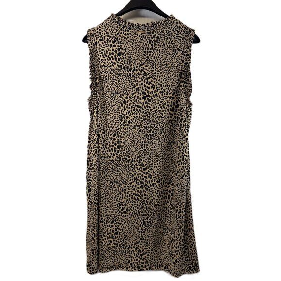Michael Kors Dress Leopard Print- Plus Size 1X - Picture 2 of 7